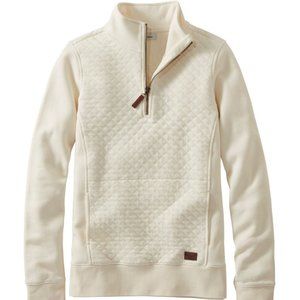 [L.L. Bean] Quilted Quarter Zip Pullover